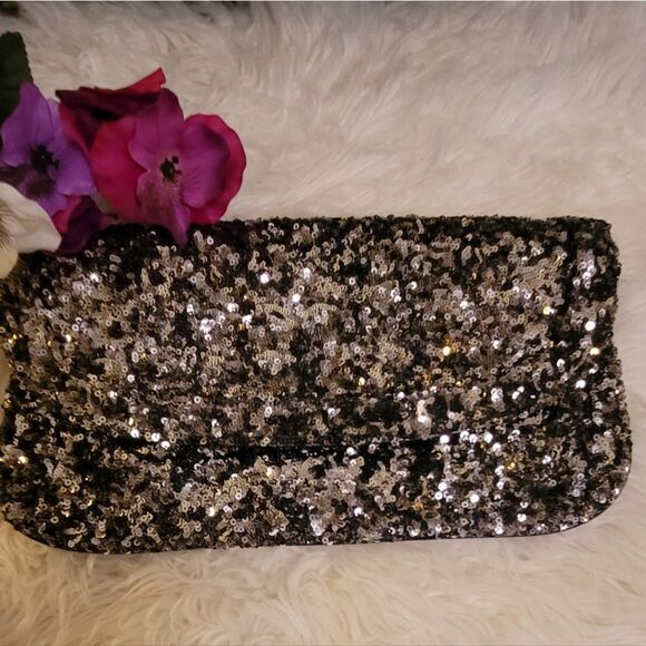 STUNNING HIGH END HEAVILY CRUSTED EVENING BAG - Picture 1 of 4